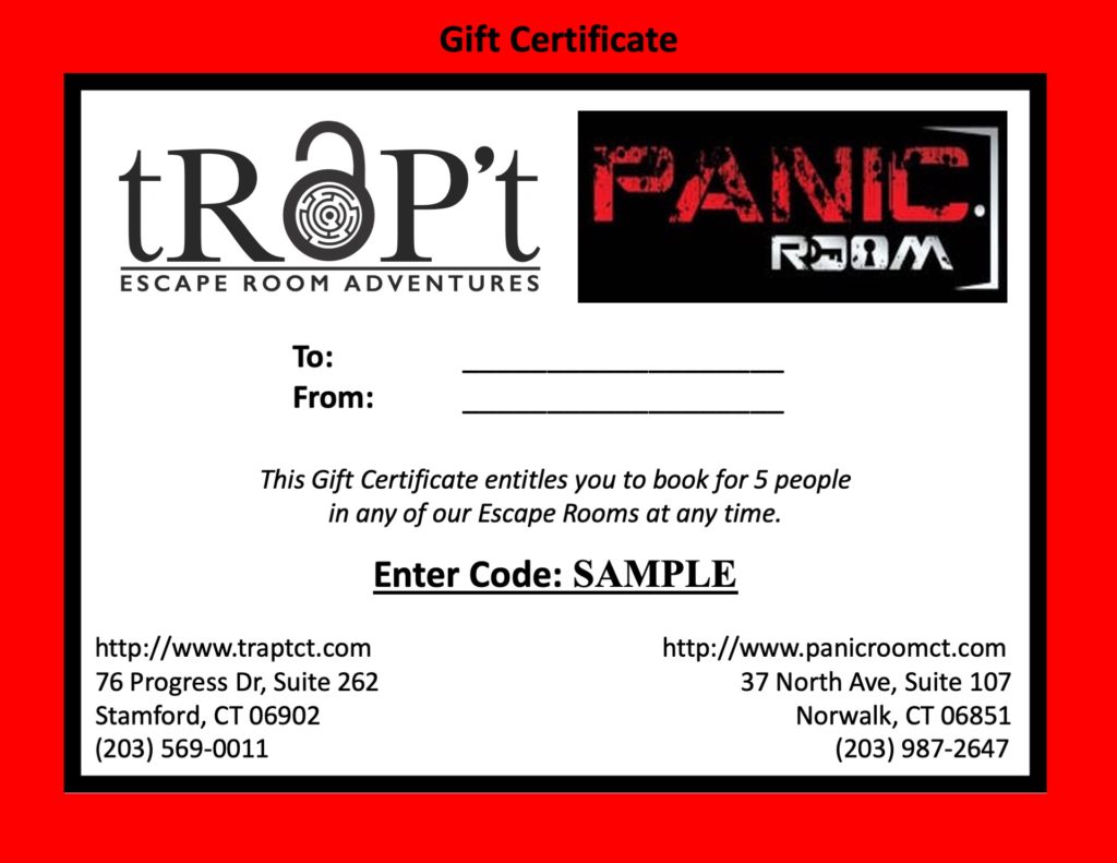 gift certificate